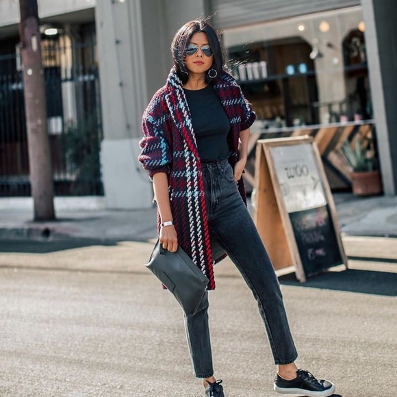 H&M Jackets & Blazers - H&M rare sold out plaid coat NEW